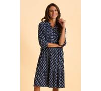 Brakeburn Alpine Dress UK 10 Blue