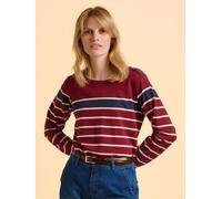 Brakeburn Classic Bella Crew Sweatshirt In Burgundy Burgundy 14