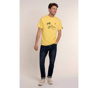 Brakeburn Men's ISLAY T-SHIRT in Yellow | Size: Small Brakeburn Yellow S