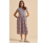 Brakeburn Women's Midnight Garden Midi Dress in Navy | Size: 10 Brakeburn Navy 10