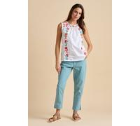 Resort Sleeveless Blouse Brakeburn Cream 8