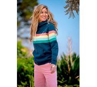 Brakeburn Retro Stripe Elise Hoodie Navy