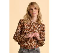 Brakeburn Women's Angelina Blouse in Beige | Size: 12 Brakeburn Beige 12