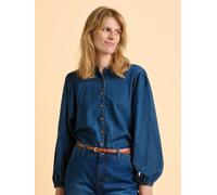 Brakeburn Women's Auri Blouse in Blue | Size: 14 Brakeburn Blue 14