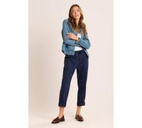 Brakeburn Women's BLAKE TURN UP TROUSERS in Navy | Size: 12 Brakeburn Navy 12