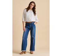 Brakeburn Women's Boardwalk Blouse in Cream | Size: 18 Brakeburn Cream 18