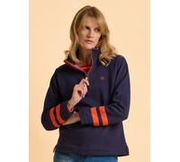 Brakeburn Women's Broadstone Quarter Zip Sweatshirt in Navy | Size: 12 Brakeburn Navy 12