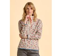 Brakeburn Women's Colehill Quarter Zip Sweatshirt in Cream | Size: 18 Brakeburn Cream 18