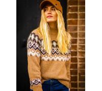 Brakeburn Women's Fieldstone Jumper in Beige | Size: 16 Brakeburn Beige 16