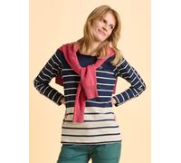 Brakeburn Women's Heritage Bella Crew Sweatshirt in Navy | Size: 10 Brakeburn Navy 10