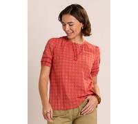 Brakeburn Women's SHINGLE BLOUSE in Orange | Size: 20 Brakeburn Orange 20
