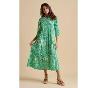 Brakeburn Women's Wildflower Maxi Dress in Green | Size: 10 Brakeburn Green 10