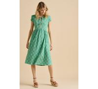 Brakeburn Woodblock Womens Floral Knee Length Dress - - Size: 10