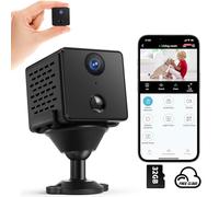 Braload Mini Spy Hidden Camera | Free Cloud&SD Card Storage Smallest 4K HD Wifi Indoor for Home Security Day and Night Video, Motion Detection 3000mAH Battery Come with 32GB Memory Card, CB71