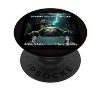 Bram Stoker Mary Shelly Dark Goth Horror Vampire and Monster PopSockets Adhesive PopGrip