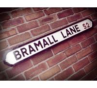 Bramall Lane Old Fashioned Football Street Sign Road Sign Sheffield United