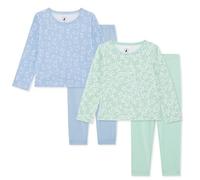 Bramble & Bear (2-Pack) Long Sleeve Pyjamas for Kids & Toddlers - Gentle Organic Cotton Pyjamas Set for 2-10 Years - Comfortable, Cosy, Soft Unisex PJs