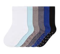 Bramble & Bear Baby (6/12 Pack) Toddler Socks, Assorted Blue (6-Pack), 1-3 Years (Pack of 12)
