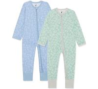 Bramble & Bear Unisex Baby (2 Pack) Toddler Sleepsuits, Hare & Ivy, 3-6 Months UK