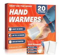Bramble - Hand Warmers (20 Pairs, 40 Total) - Air Activated Pocket Warmers for Outdoor Activities - Warm in Minutes & Odour-Free - Up to 10 Hours of Heat