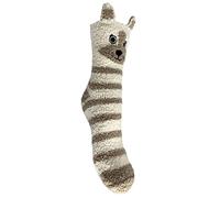Bramble Ladies Cosy Lounge Slipper Socks | Cute Bunny Rabbit Design | Super Soft Fluffy Lined Warm Thermal Comfort | Added Cushioning & Non-Slip Grips | UK Size 4-7