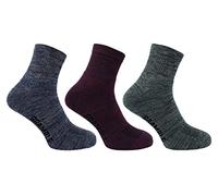 Bramble Mens Low Cut Socks | Cotton Rich Breathable Ventilation Mesh | Cushioned Comfort Support | Soft Grip & Feel Comfort | 3 Pairs | UK Size 6-11
