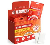 Bramble - Reusable Hand Warmers (20 Pairs, 40 Total) - Air Activated Pocket Warmers with Resealable Pouch - Warm in Minutes & Odour-Free - Up to 8 Hours of Heat across Multiple Uses