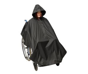 Bramble - Waterproof Wheelchair Poncho Cover Full Body Coverage, Windproof & Protects from Rain, Universal Fit for Mobility Scooter & Wheelchairs