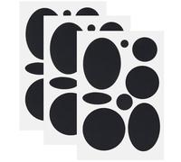 BrambleCo 3 PCS Black Self-Adhesive Fabric Repair Patches - Waterproof Stick-On Clothing and Gear Repair Tape - Ideal for Tents, Sleeping Bags, Jackets, Ski Clothing and Outdoor Fabric Fixes