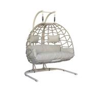 Bramblecrest Antigua Foldable Double Hanging Cocoon - Mocha