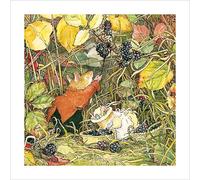 Brambly Hedge - Blackberry Picking Blank Greeting Card with Envelope