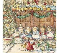 Brambly Hedge - Gathered Around the Hearth - Box of 8 Christmas Cards