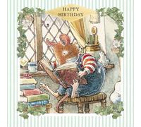 Brambly Hedge - Wilfred Reading - Birthday Greeting Card