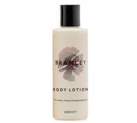 Bramley Body Lotion (100ml), Travel Size Body Moisturiser with Juniper, Sweet Orange & Bergamot Essential Oils, Natural Scented Cream That Nourishes & Softens, Vegan & Cruelty Free