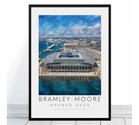 Bramley-Moore 2025 & Goodbye Goodison 1892 | Set of 2 or Single Prints | Framed or Unframed | Football Stadium in Everton, Liverpool | Commemorative Wall Decor Poster Gift Park