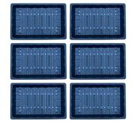 Bramley & Sage Full-Size Heavyweight Seed Trays With Holes (Set of 6)
