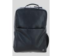 Brampton London 'Explorer' Real Leather Backpack in Black Brampton London Black