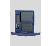 Brampton London Men's 'Zeus' Real Leather Gift Set in Grey Brampton London Grey One Size