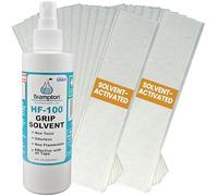 Brampton Premium Golf Grip Tape - 30 Pack - 2" x 10" Solvent Activated Adhesive Strips for Golf Club Regripping w/ 8oz HF-100 Golf Grip Solvent