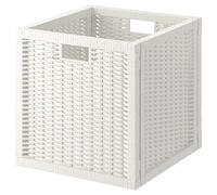 BRANÄS Basket Home Office Use Storage Box And Baskets Shelving Unit With Handle Shelves Organizer white 32x34x32 cm + Free TSA Shoe Bag
