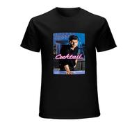 BRANBREIS Cocktail T Shirt Tom Cruise Bluray DVD Poster Black L