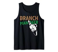 Branch Manager Chainsaw Lumberjack Logger Arborist Tank Top