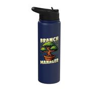Branch Manager Funny Bonsai Tree Bonsai Stainless Steel Insulated Water Bottle