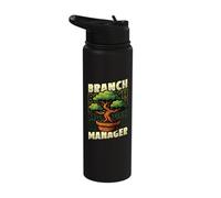 Branch Manager Funny Bonsai Tree Bonsai Stainless Steel Insulated Water Bottle