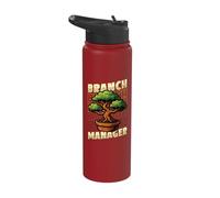 Branch Manager Funny Bonsai Tree Bonsai Stainless Steel Insulated Water Bottle