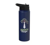Branch Manager Funny Bonsai Tree Bonsai Stainless Steel Insulated Water Bottle
