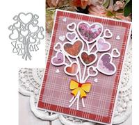 Branch of Hearts Metal Die Cuts for Card Making,Valentine's Day Flower Card Cutting Dies Cut Stencils DIY Scrapbooking Album Decorative Embossing Paper Card Embossing Craft
