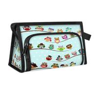 Branch Owls Travel Makeup Bag for Women Men Kids Girls Boys Cute Owls Multipurpose Wash Pouch Bag Toiletry Cosmetic Toiletries Shower Bag Organizer