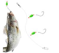 Branch Rig | Double Hook Branch Lure - Catfish Accessories - Trolling, Jigging, Saltwater, Throwing, Family & Friends Travel