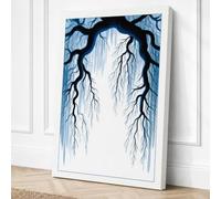 Branches Framing Light Canvas Wall Art Print 18x12 Inch | Ready to Hang, Gallery Wrapped, Fade-Resistant Inks, Securely Packaged, UK Made